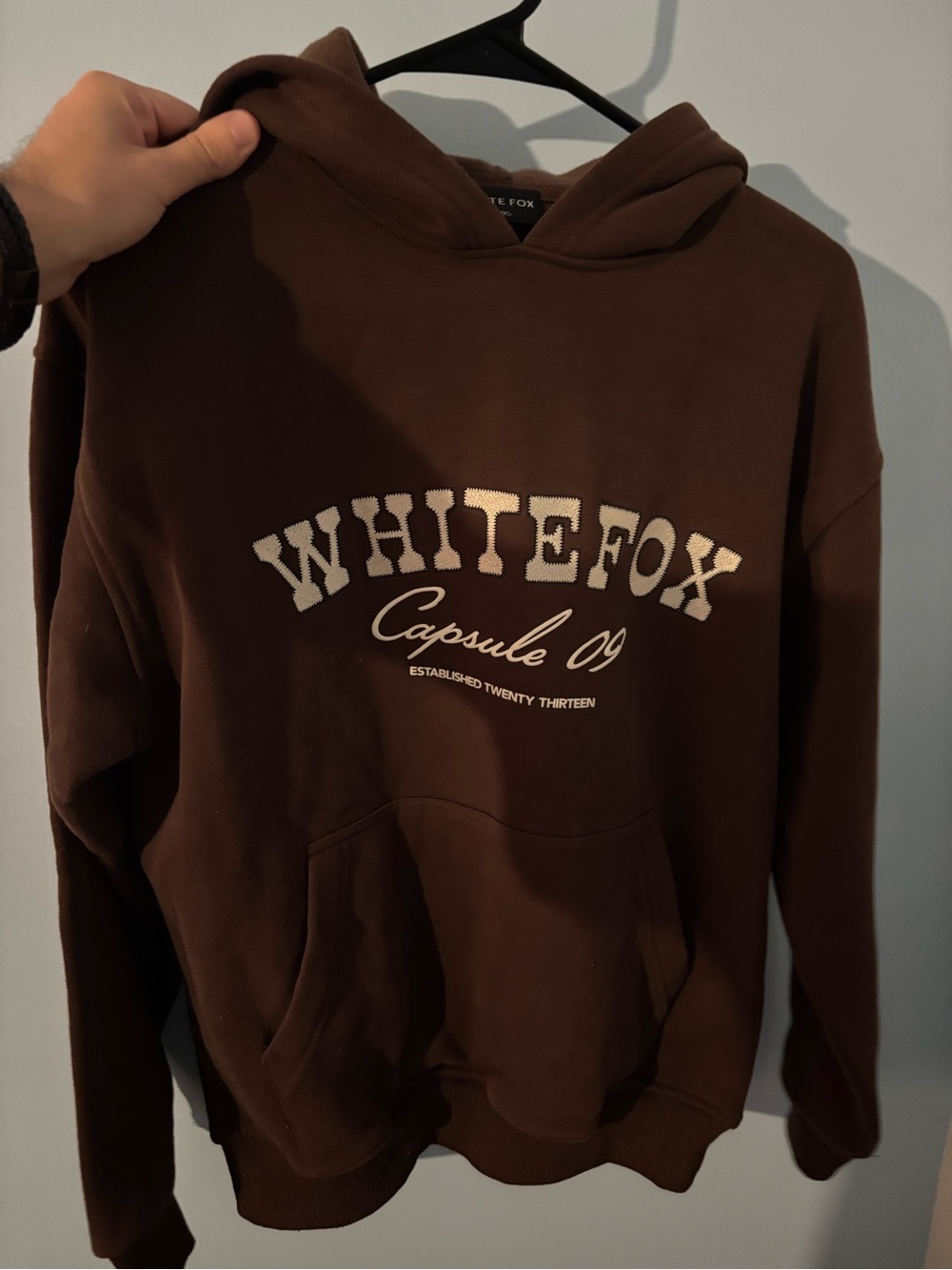 White fox sweatshirt women’s xxs